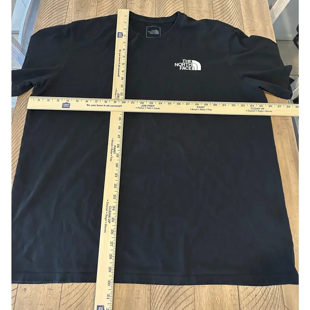 The North Face Black Short Sleeve T-Shirt Men's 2XL Graphic Logo